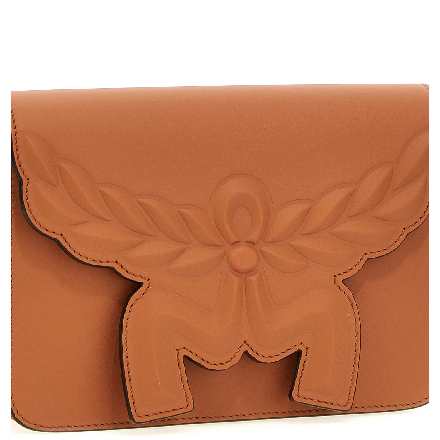 Brown Calfskin Crossbody Bag