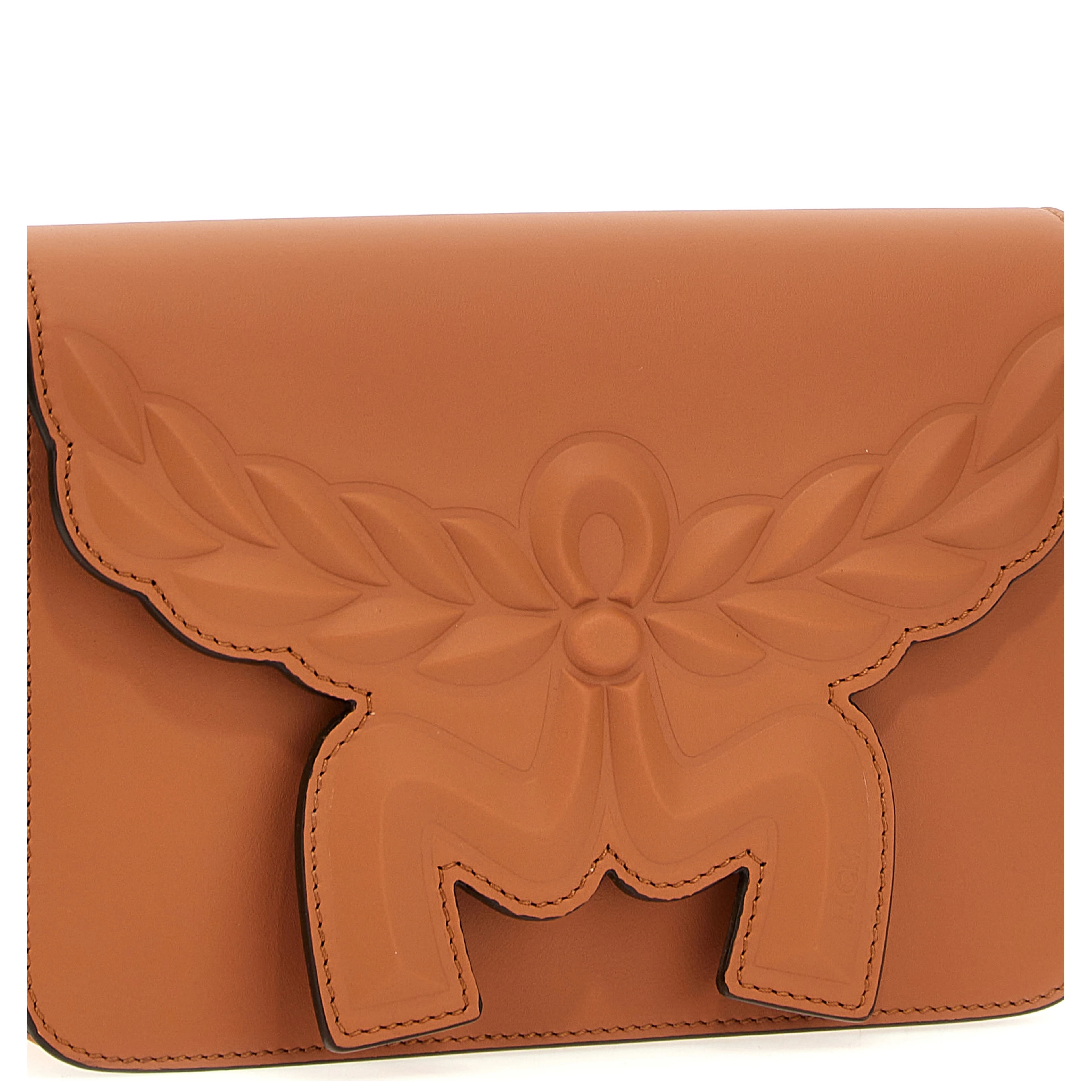 Brown Calfskin Crossbody Bag