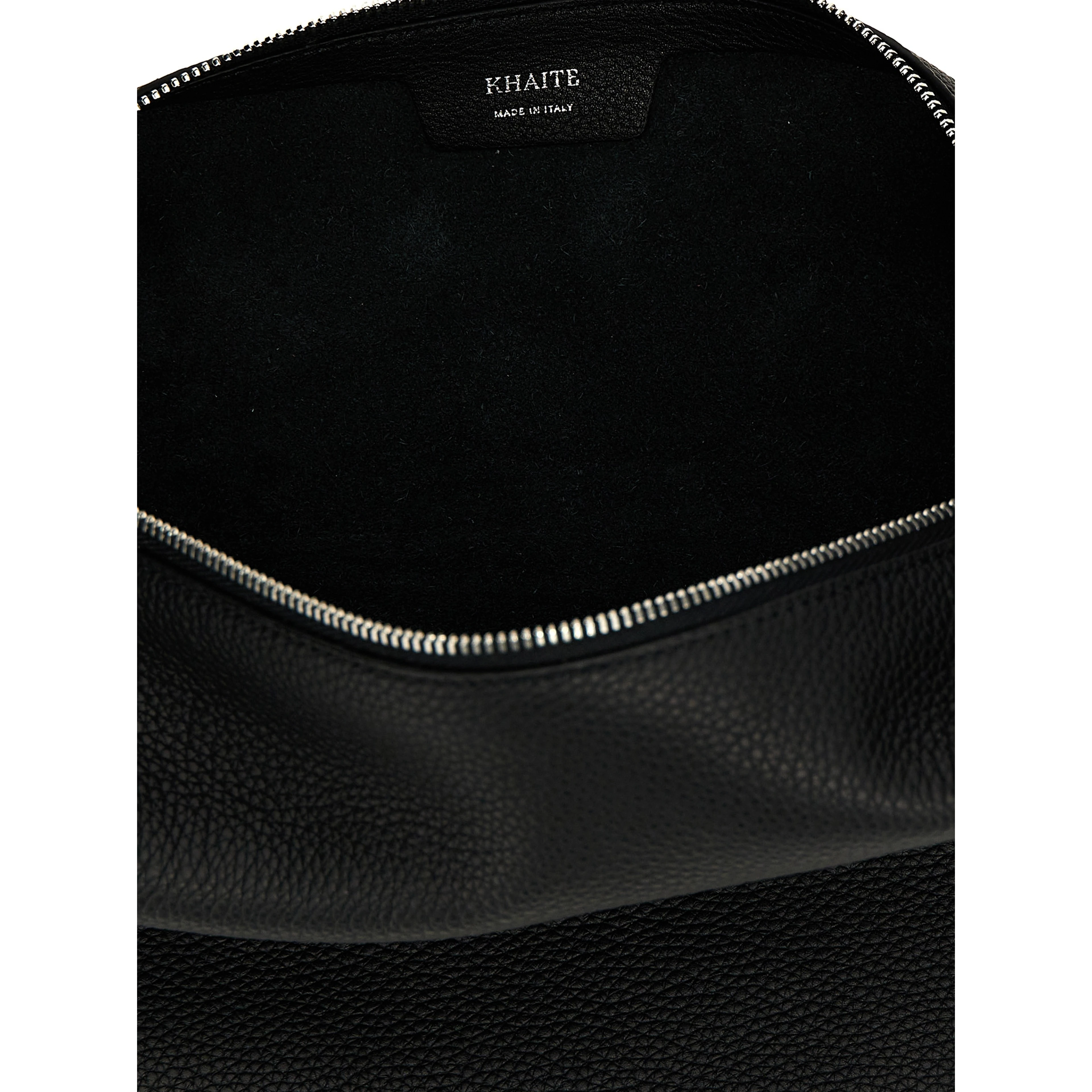 Black Calfskin Shoulder Bag