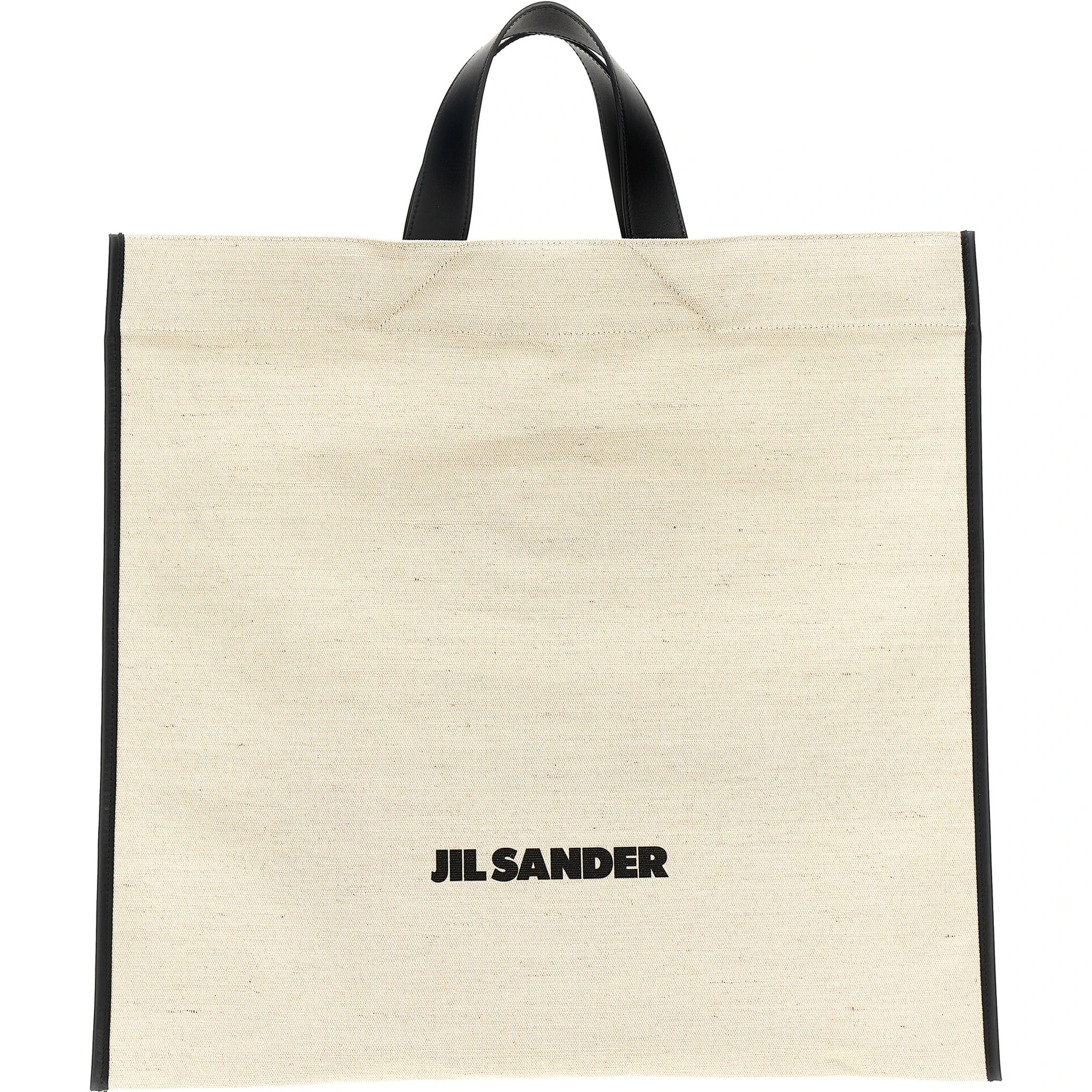 Bicolor Jute Tote Bag