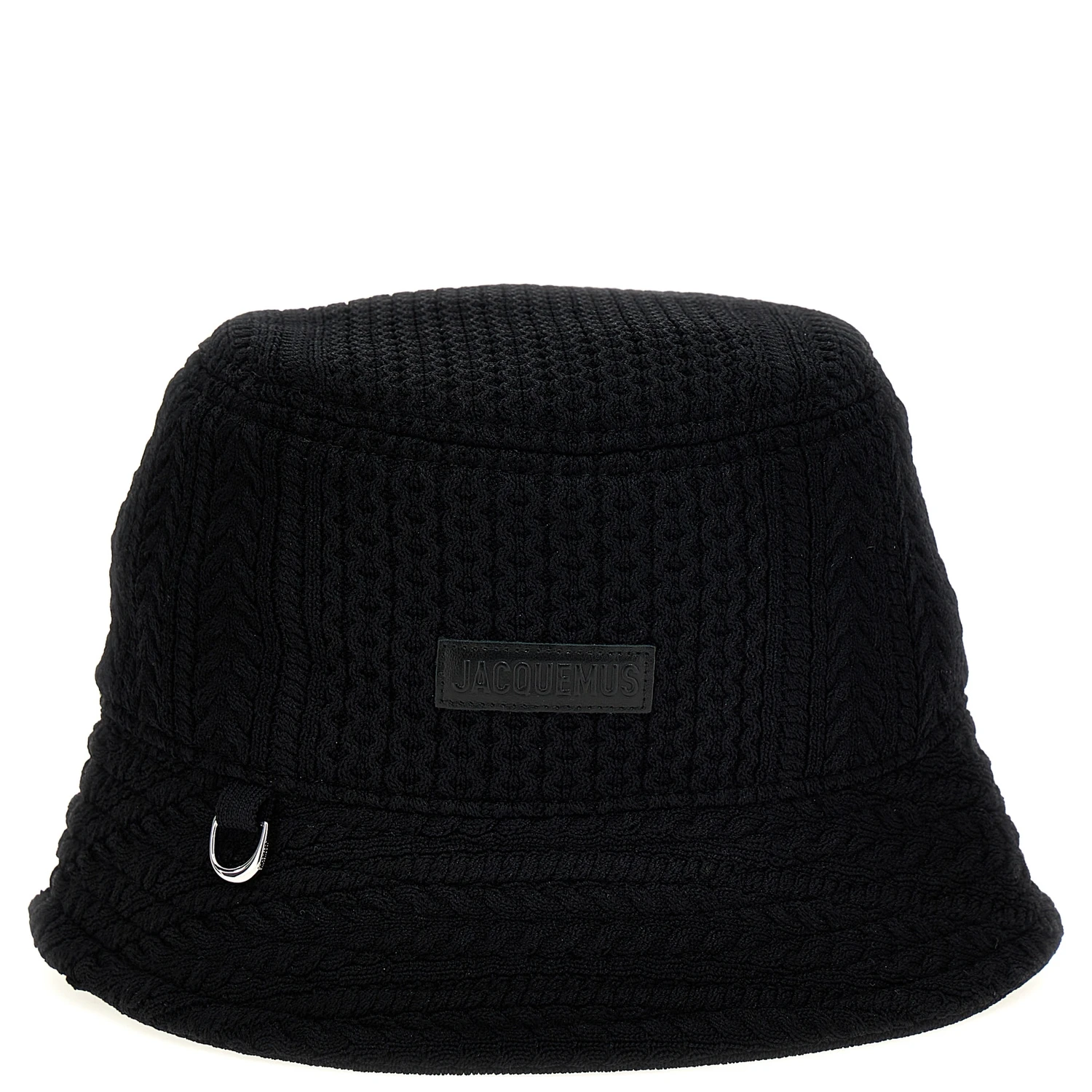 Black Viscose Bucket Hat