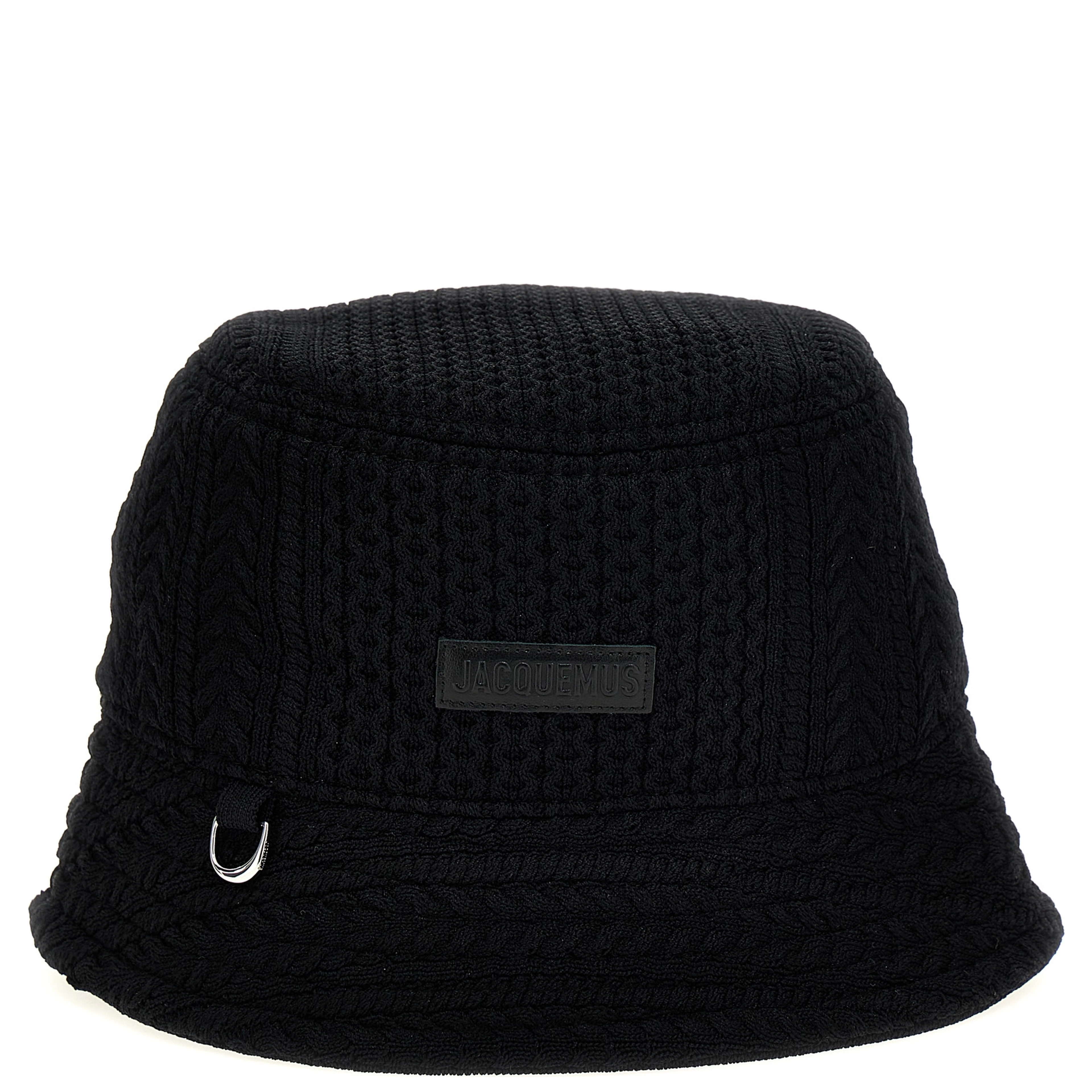 Black Viscose Bucket Hat