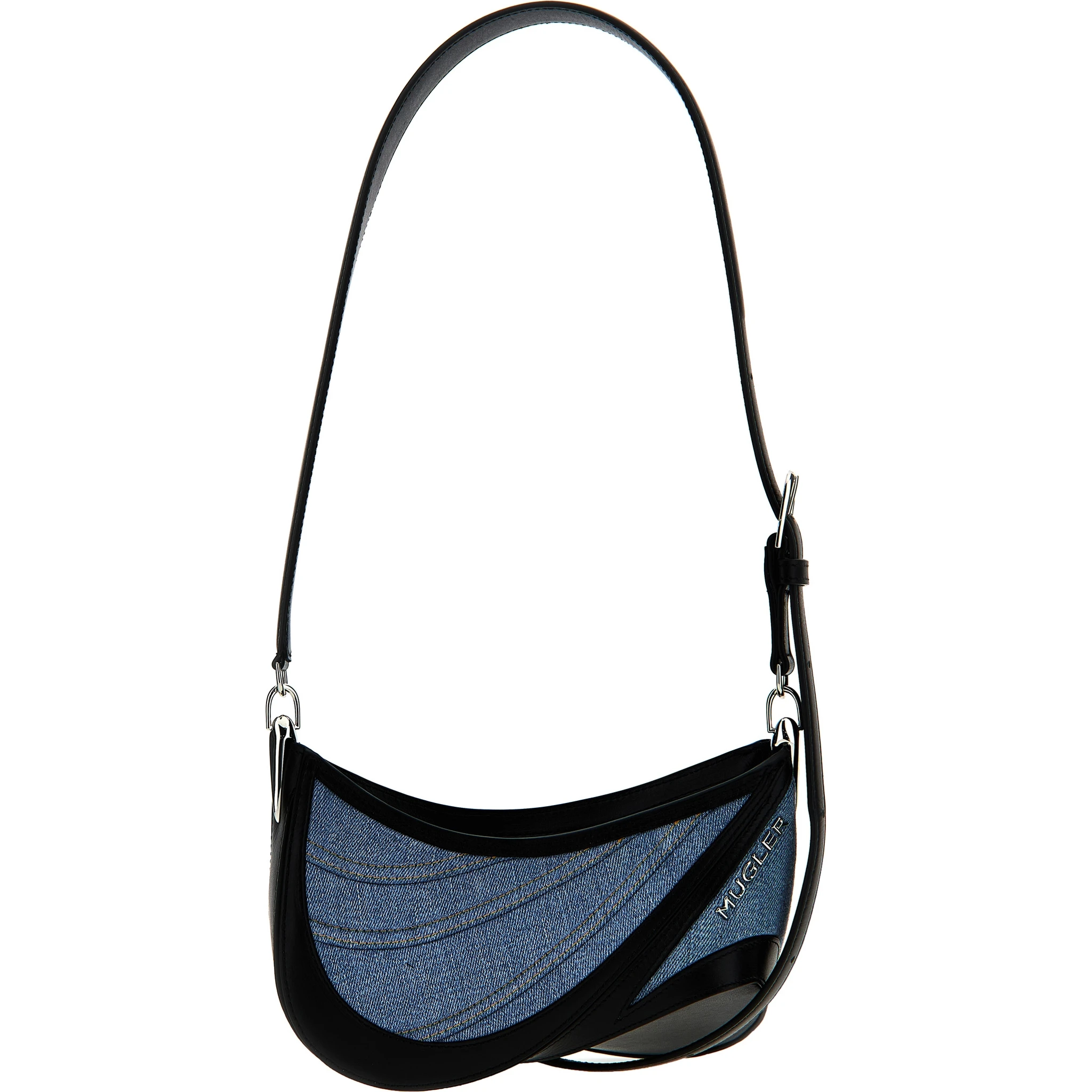 Multicolor Calfskin Shoulder Bag