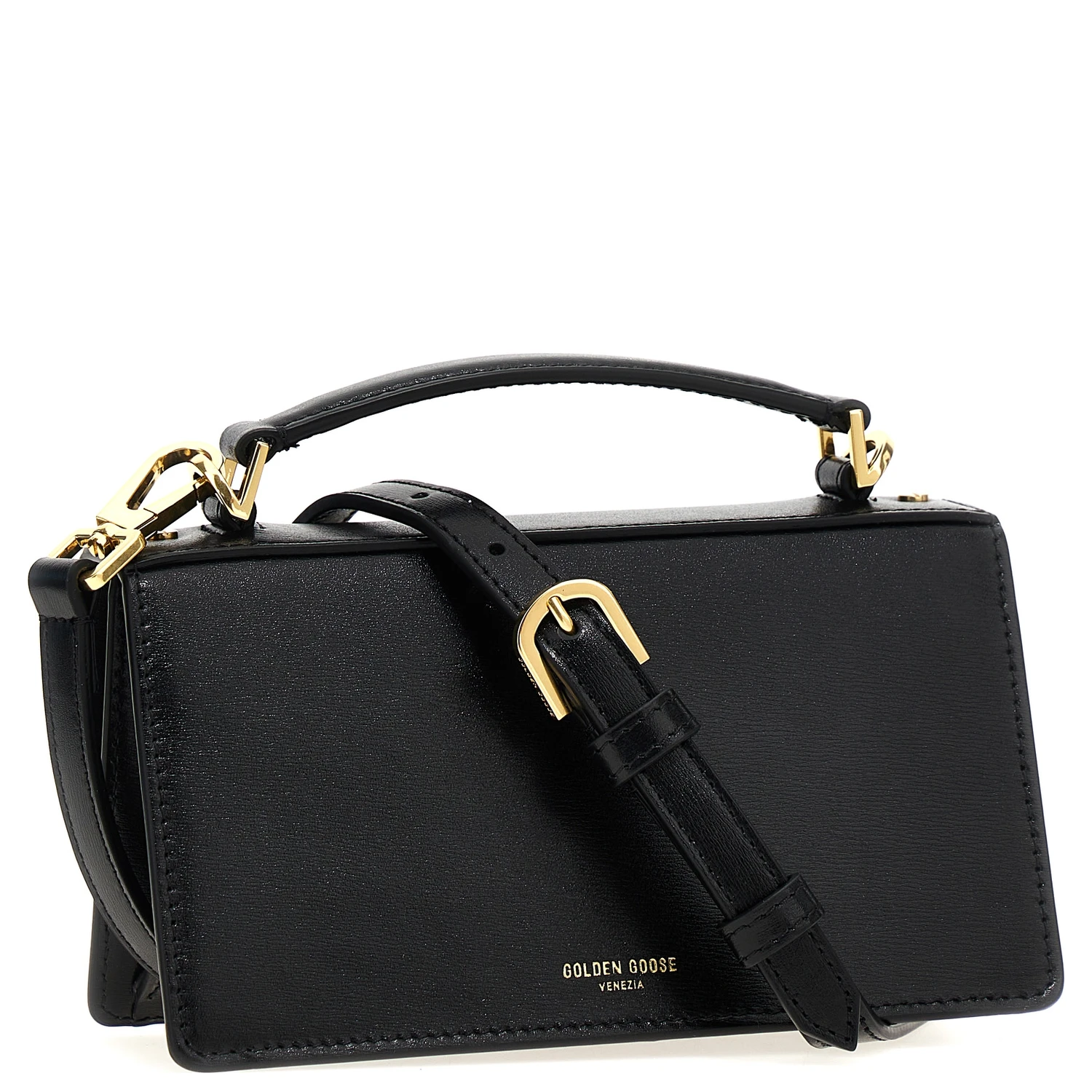 Black Cowhide Handbag
