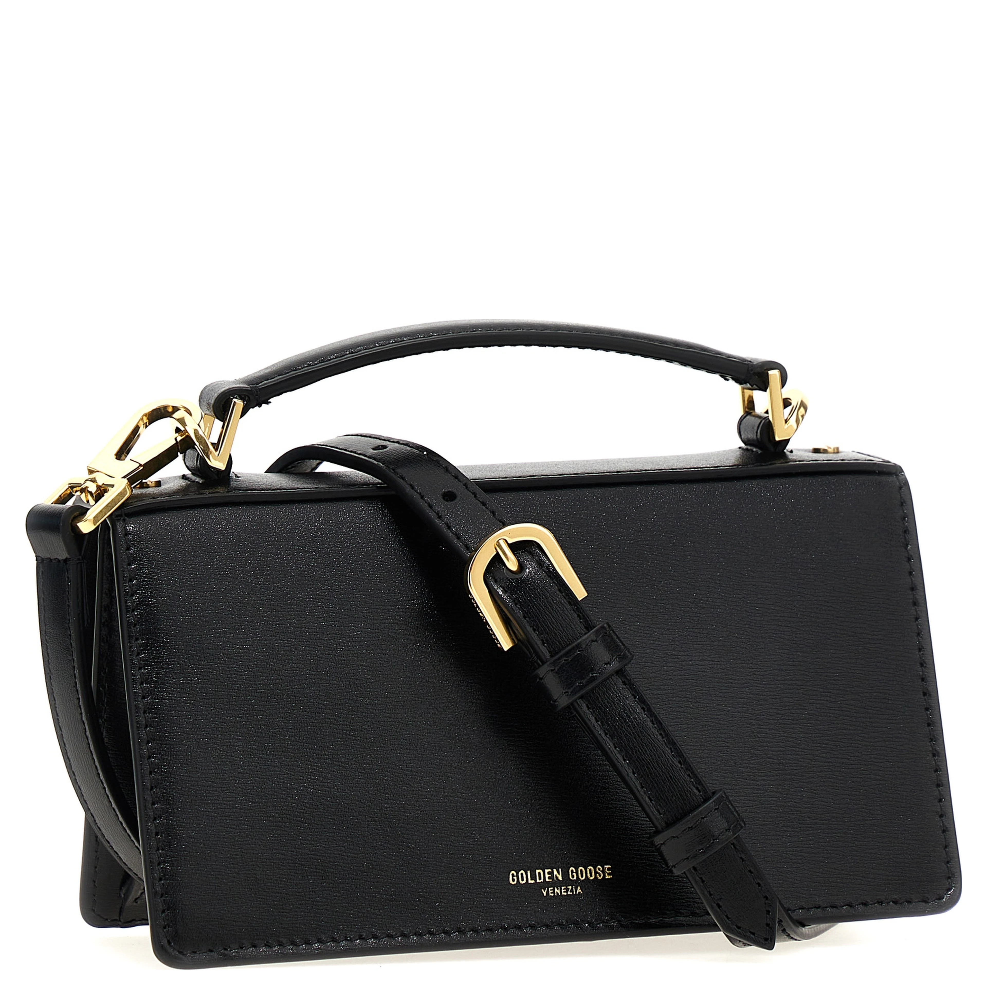 Black Cowhide Handbag