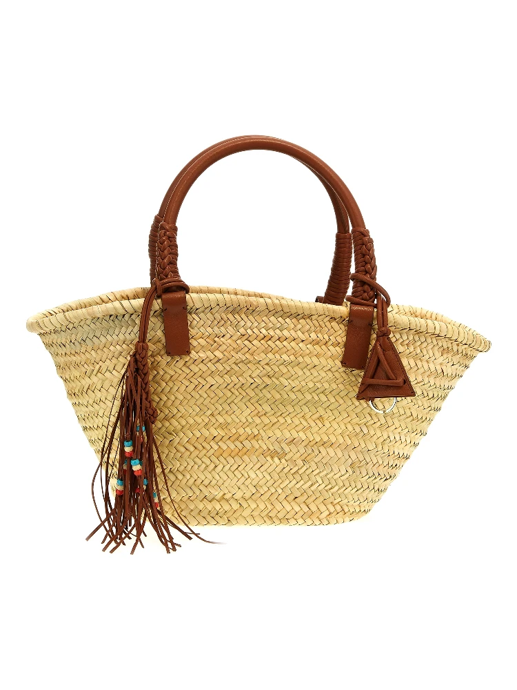 Brown Marabou Handbag