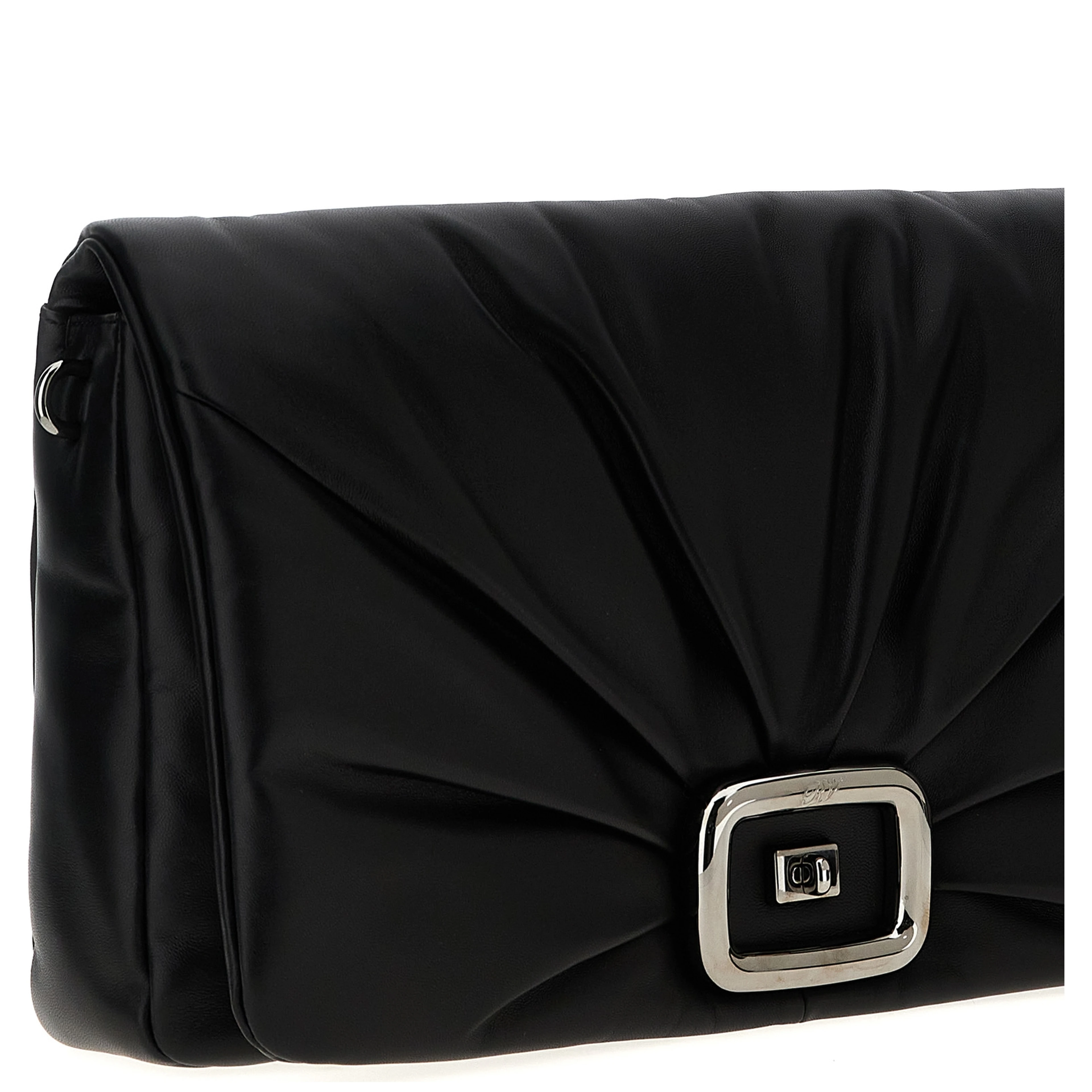 Black Leather Shoulder Bag
