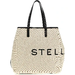 Beige Cotton Tote Bag
