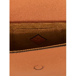Brown Calfskin Crossbody Bag
