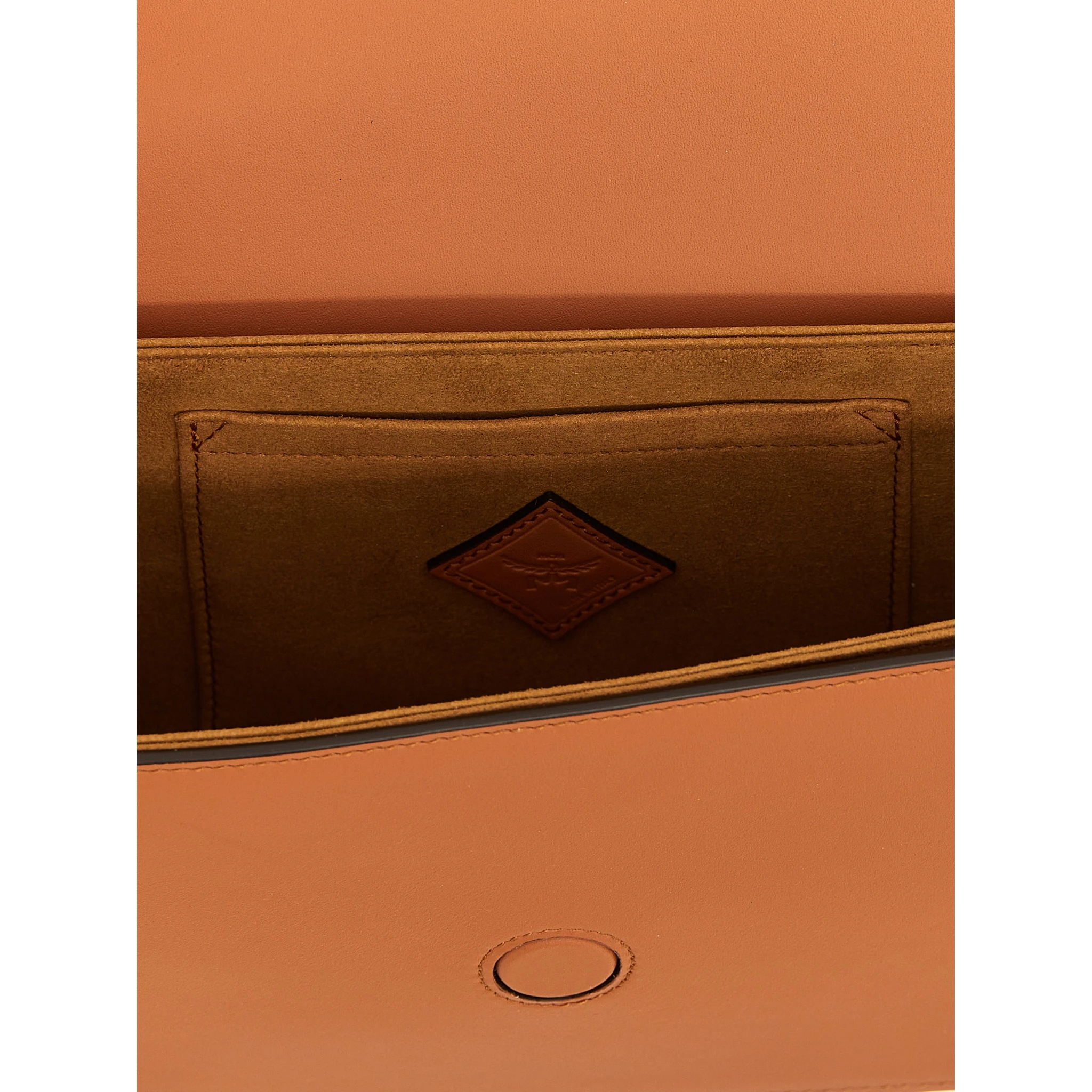 Brown Calfskin Crossbody Bag