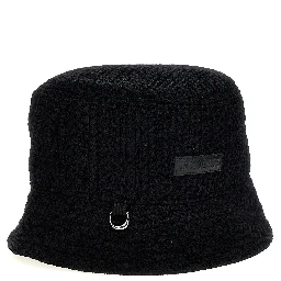 Black Viscose Bucket Hat