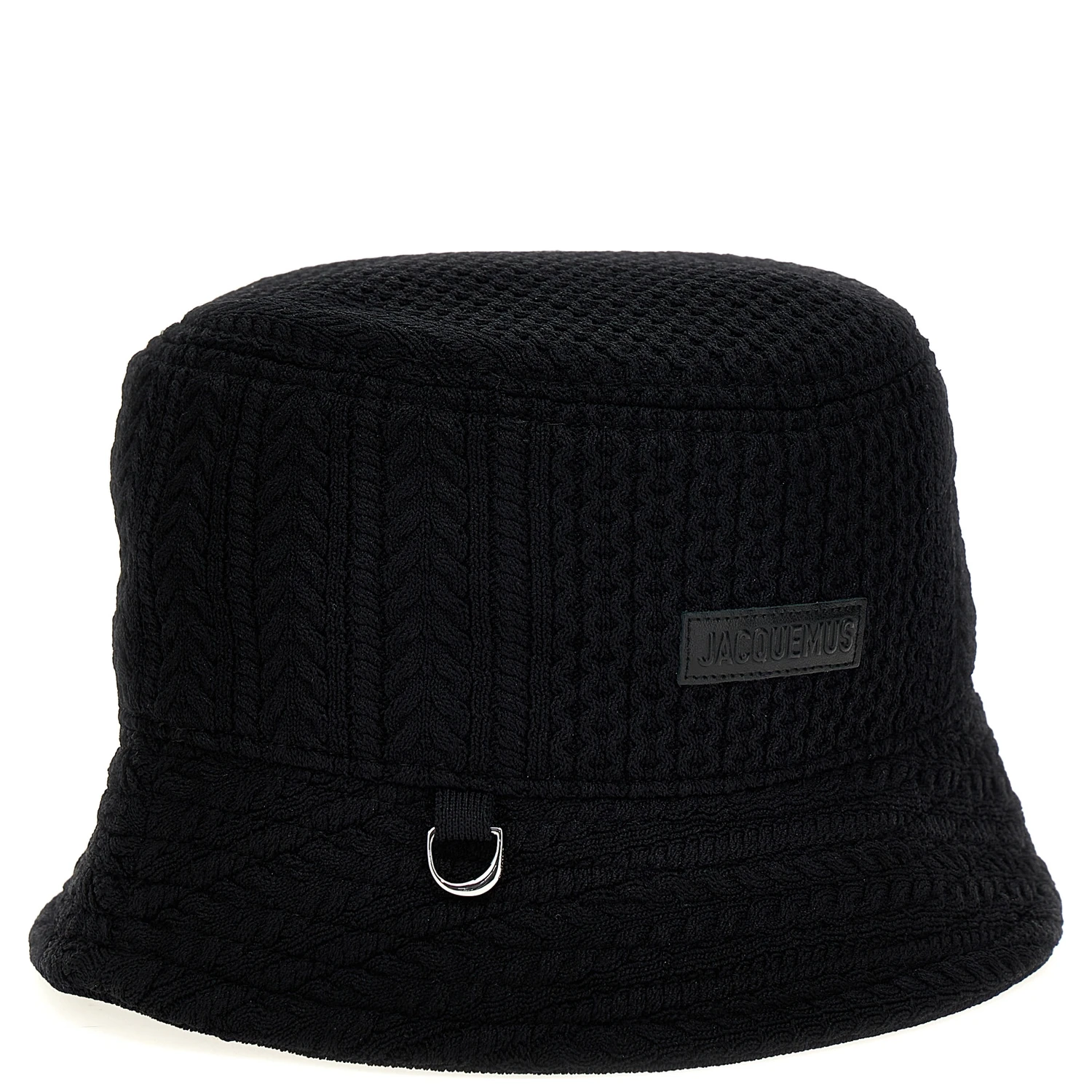 Black Viscose Bucket Hat