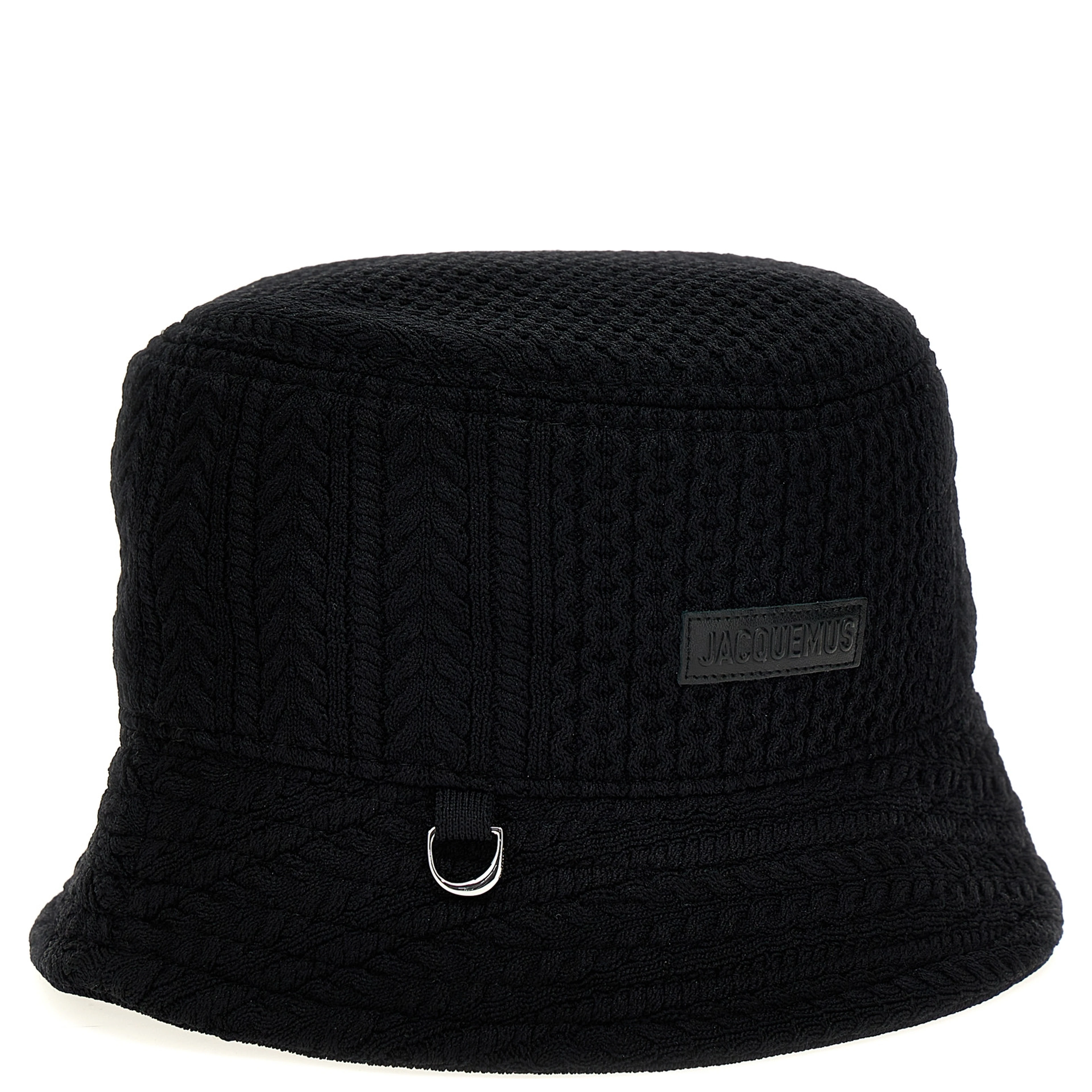 Black Viscose Bucket Hat