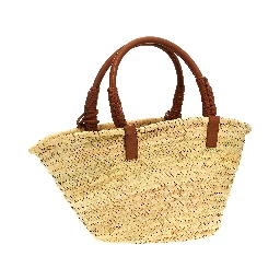 Brown Marabou Handbag