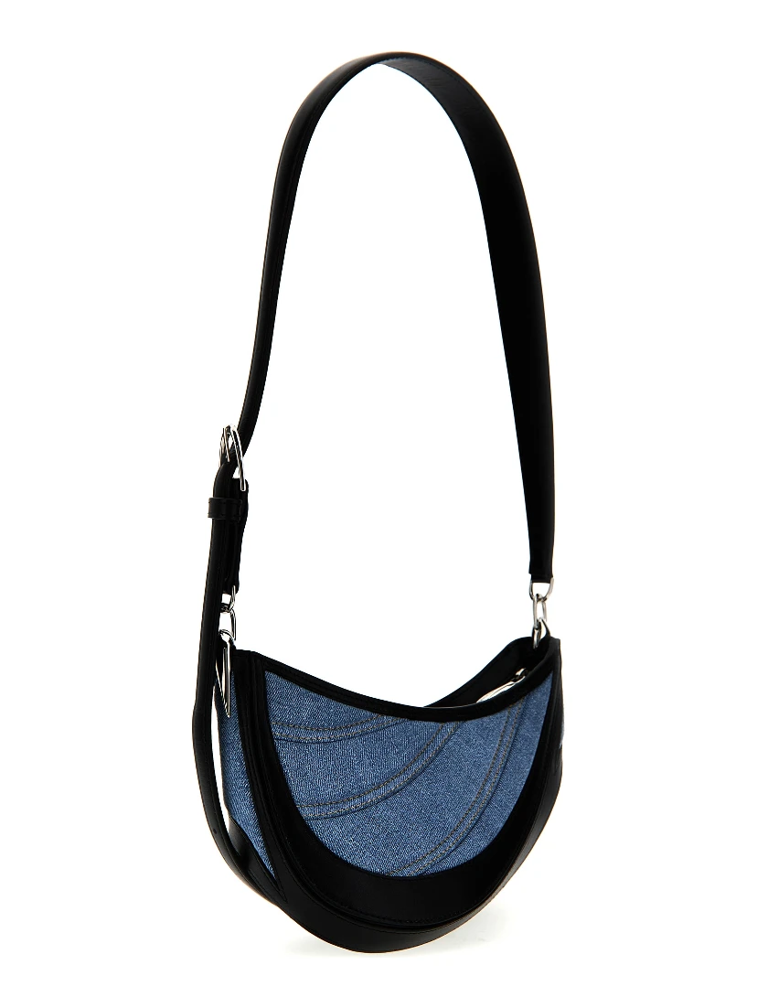 Multicolor Calfskin Shoulder Bag