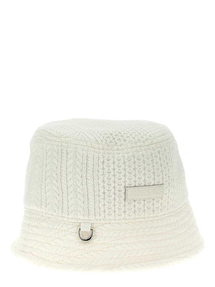 White Viscose Bucket Hat alternative