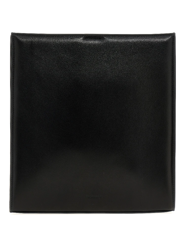 Black Calfskin Crossbody Bag