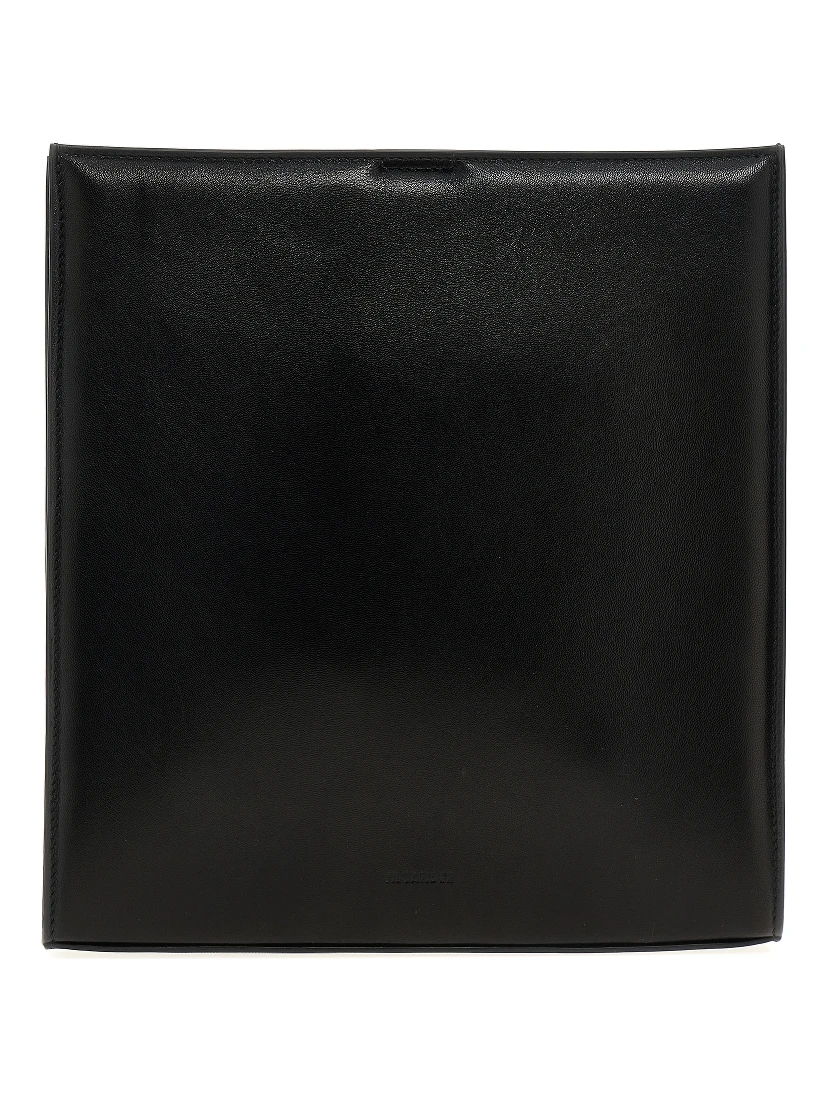 Black Calfskin Crossbody Bag
