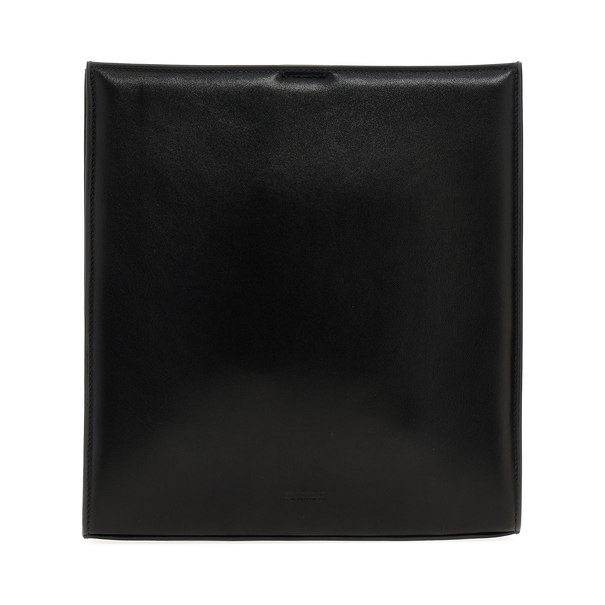 Black Calfskin Crossbody Bag