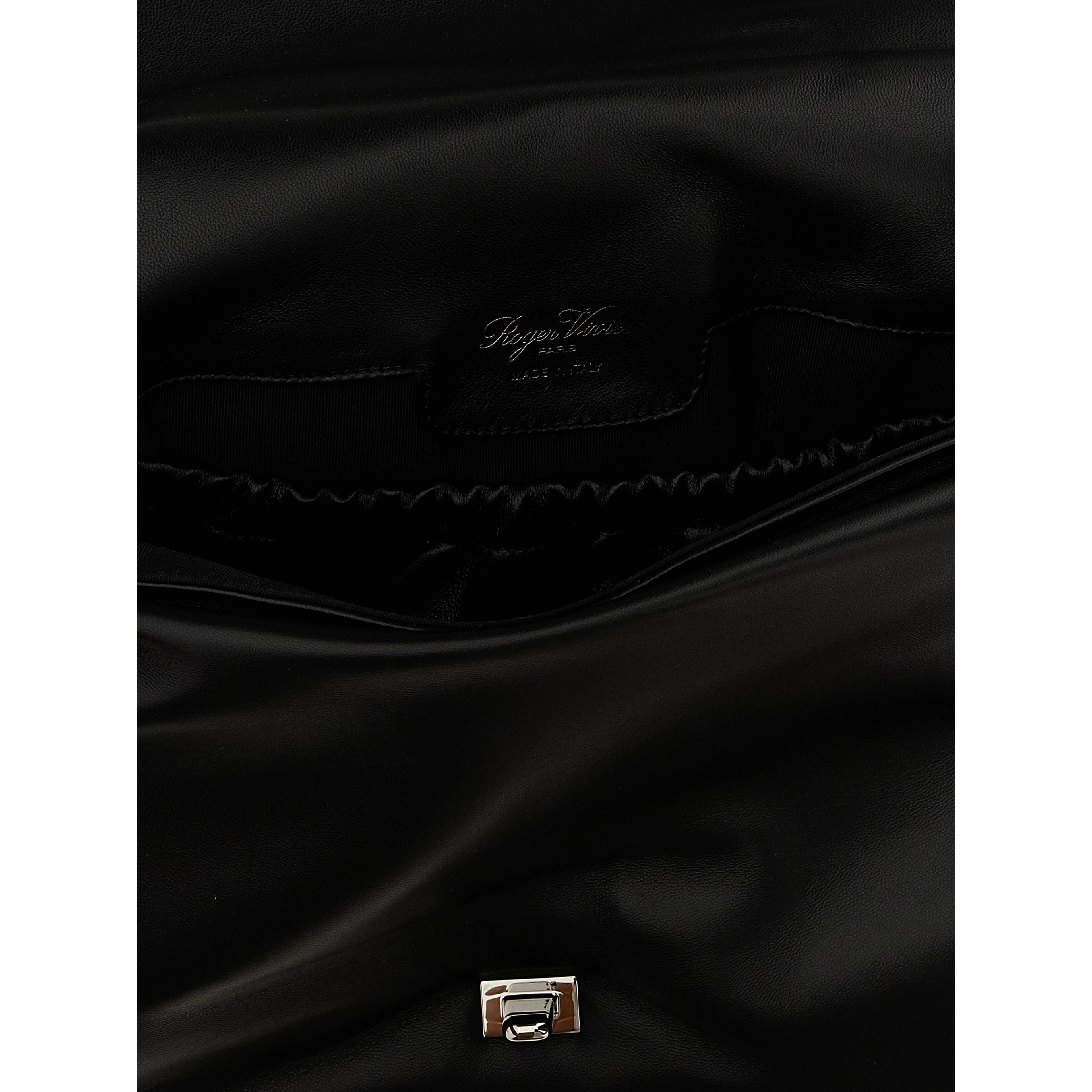 Black Leather Shoulder Bag
