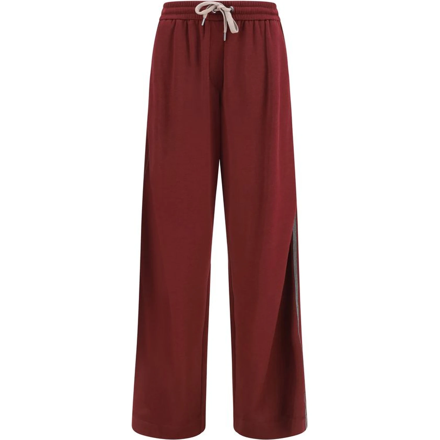 Bordeaux Cotton Athletic Pants