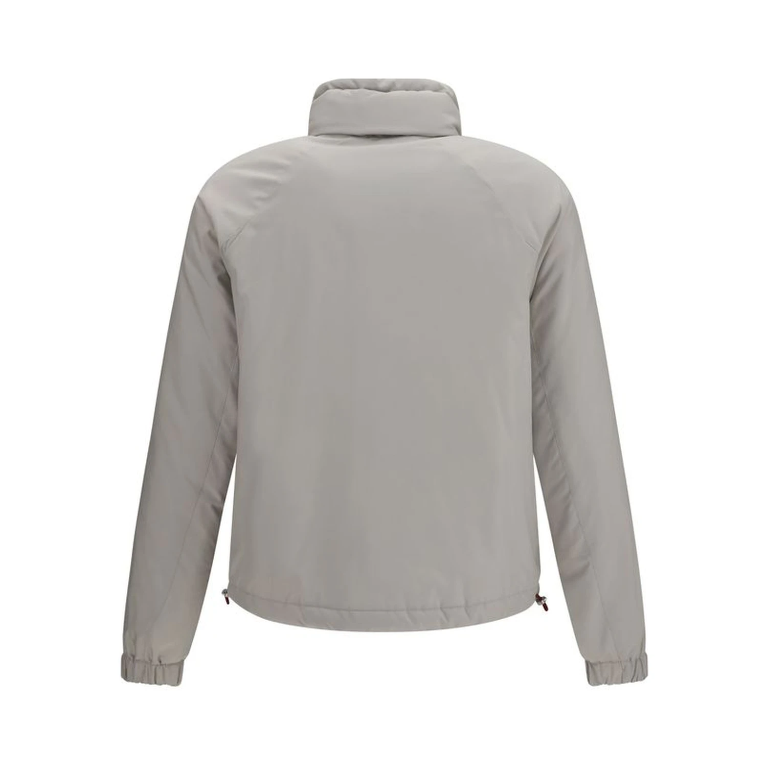 Gray Polyester Shell Jacket