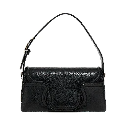 Black Leather Shoulder Bag