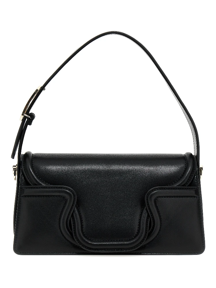 Black Leather Shoulder Bag