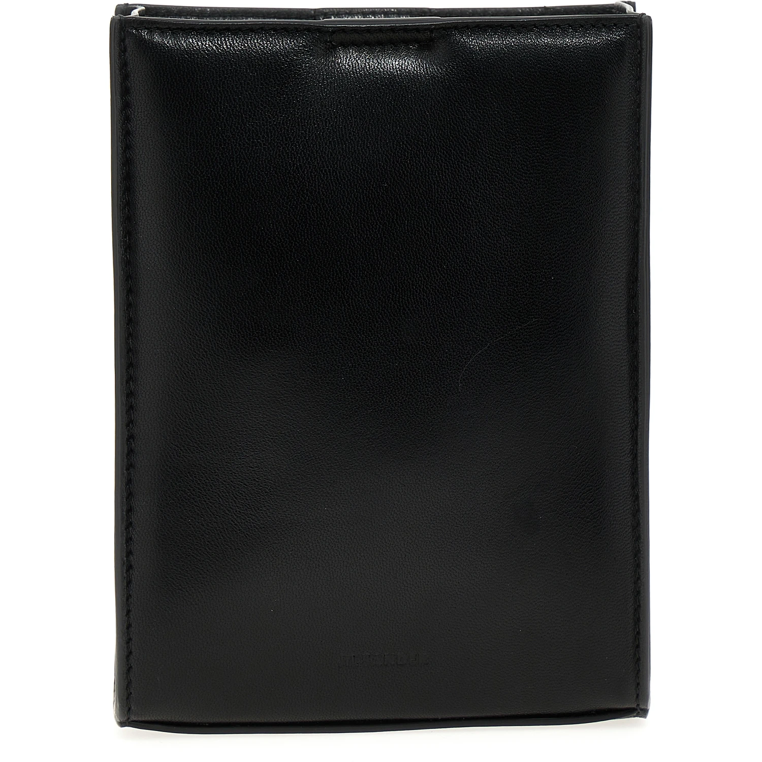 Black Calfskin Crossbody Bag