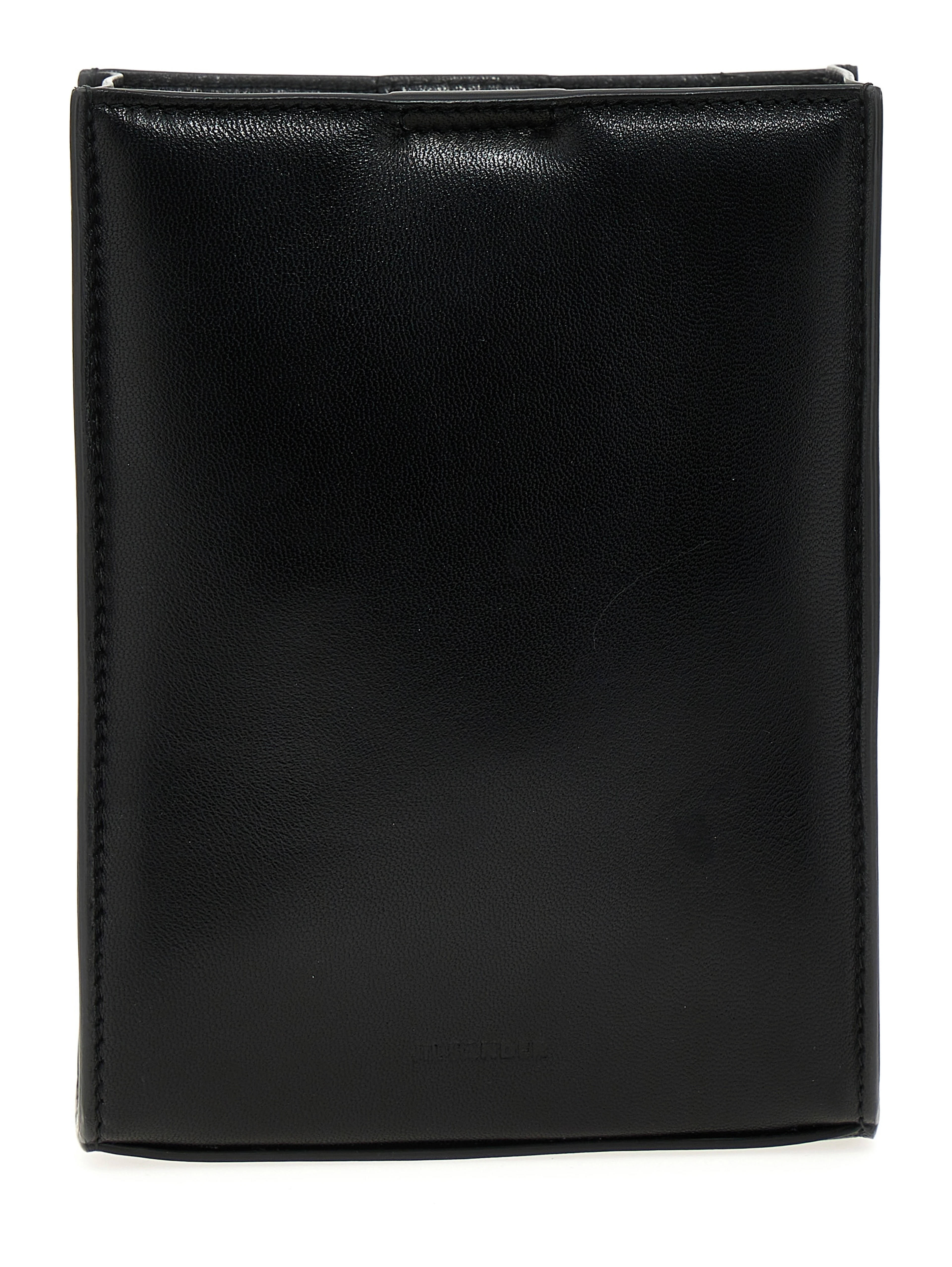 Black Calfskin Crossbody Bag