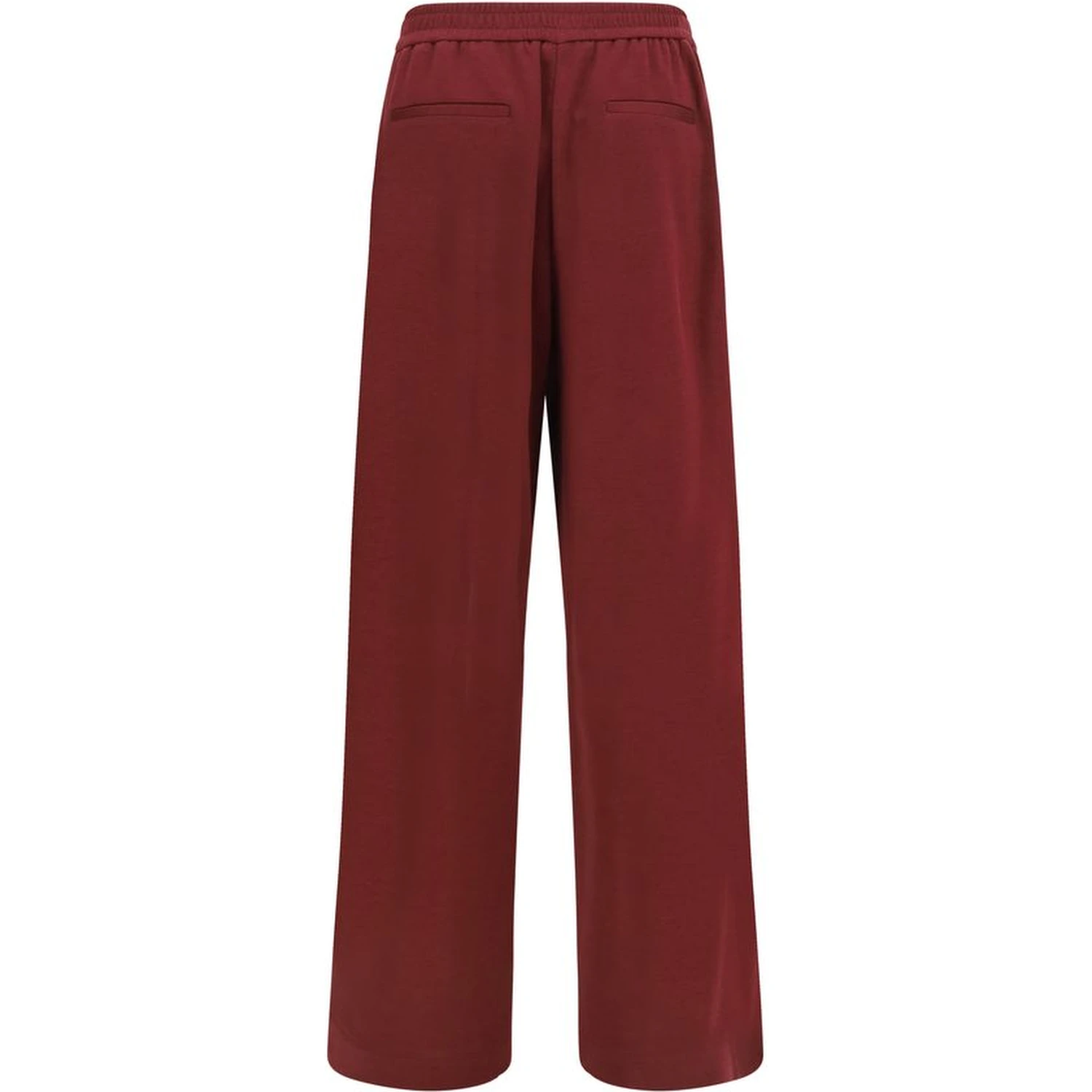 Bordeaux Cotton Athletic Pants