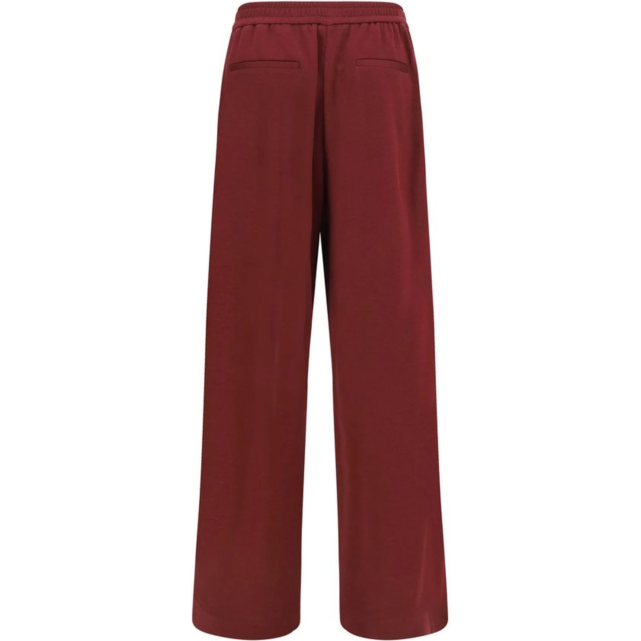 Bordeaux Cotton Athletic Pants