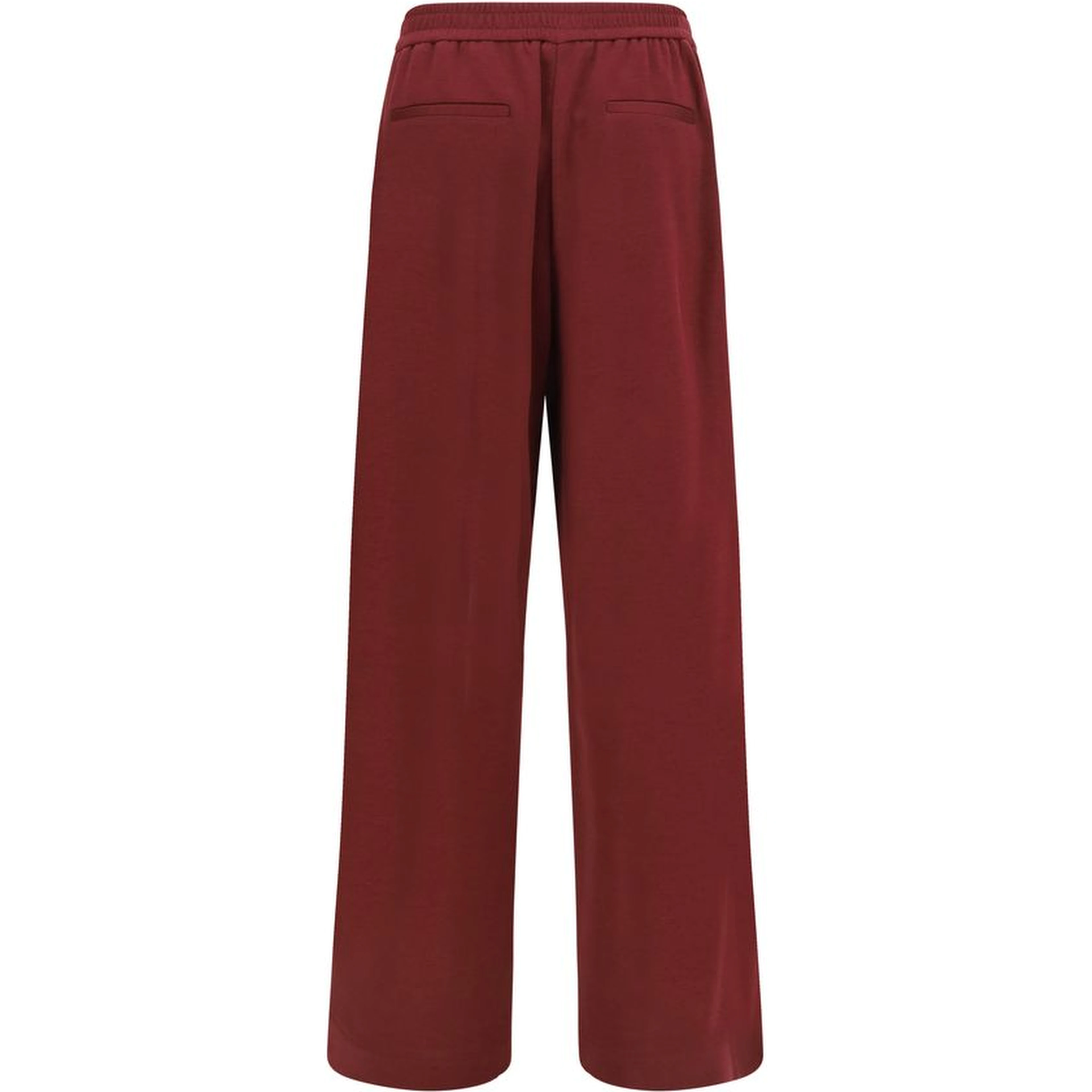Bordeaux Cotton Athletic Pants