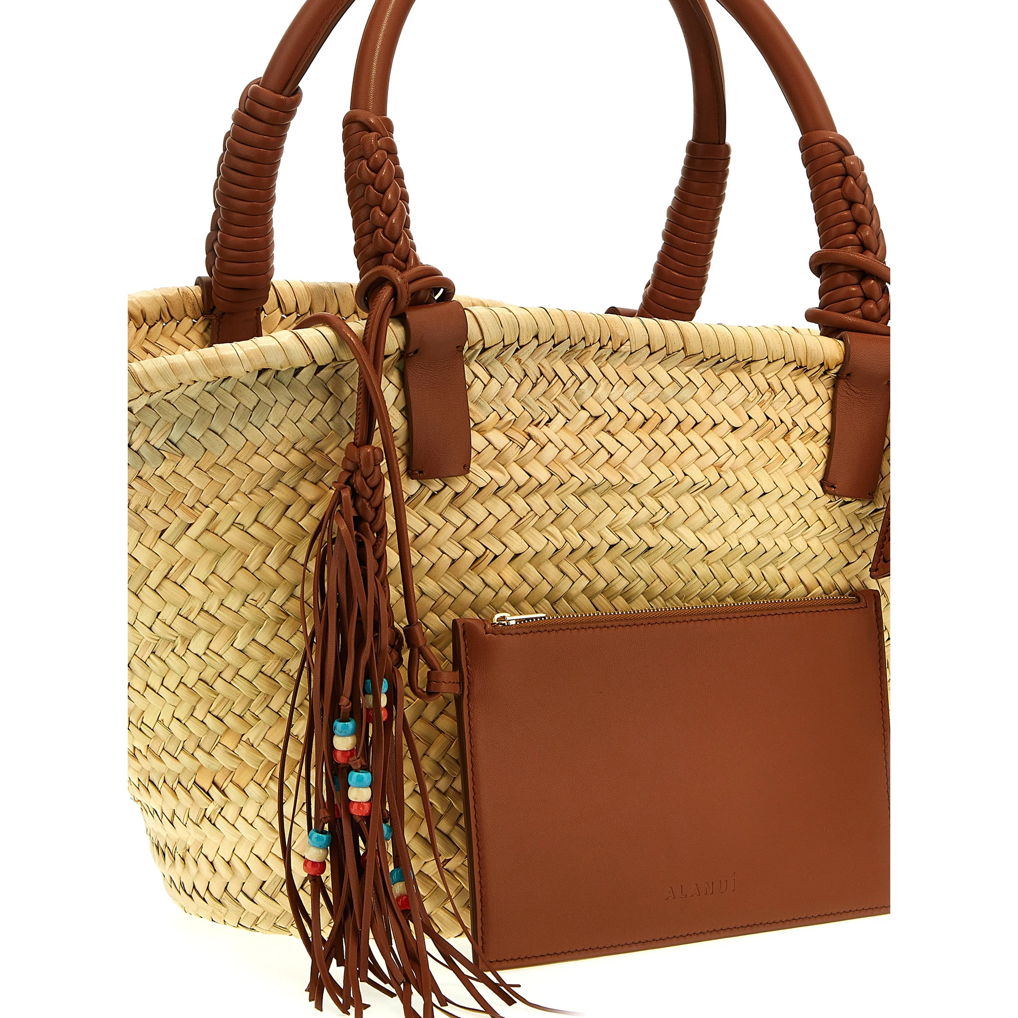 Brown Marabou Handbag