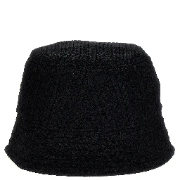 Black Viscose Bucket Hat