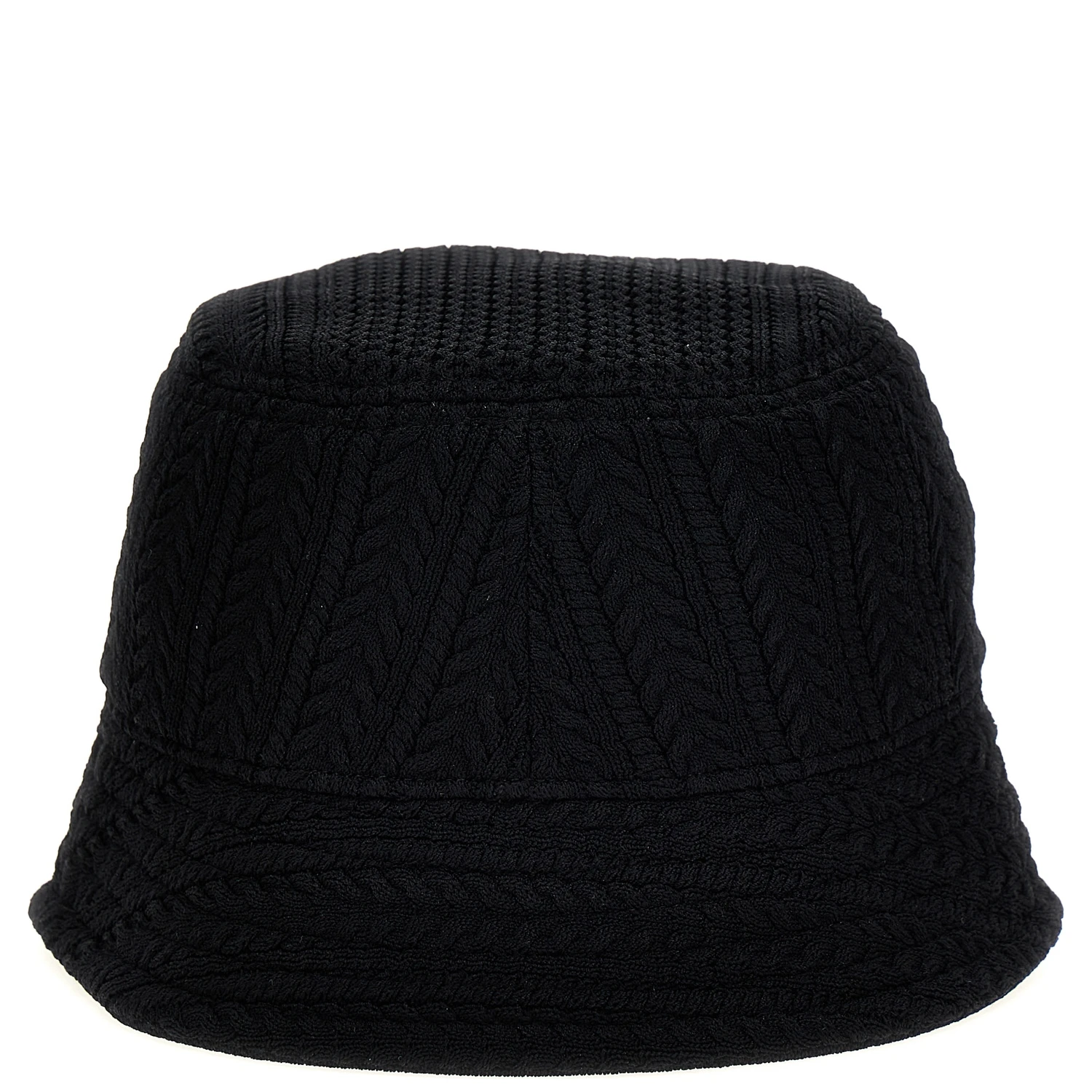 Black Viscose Bucket Hat