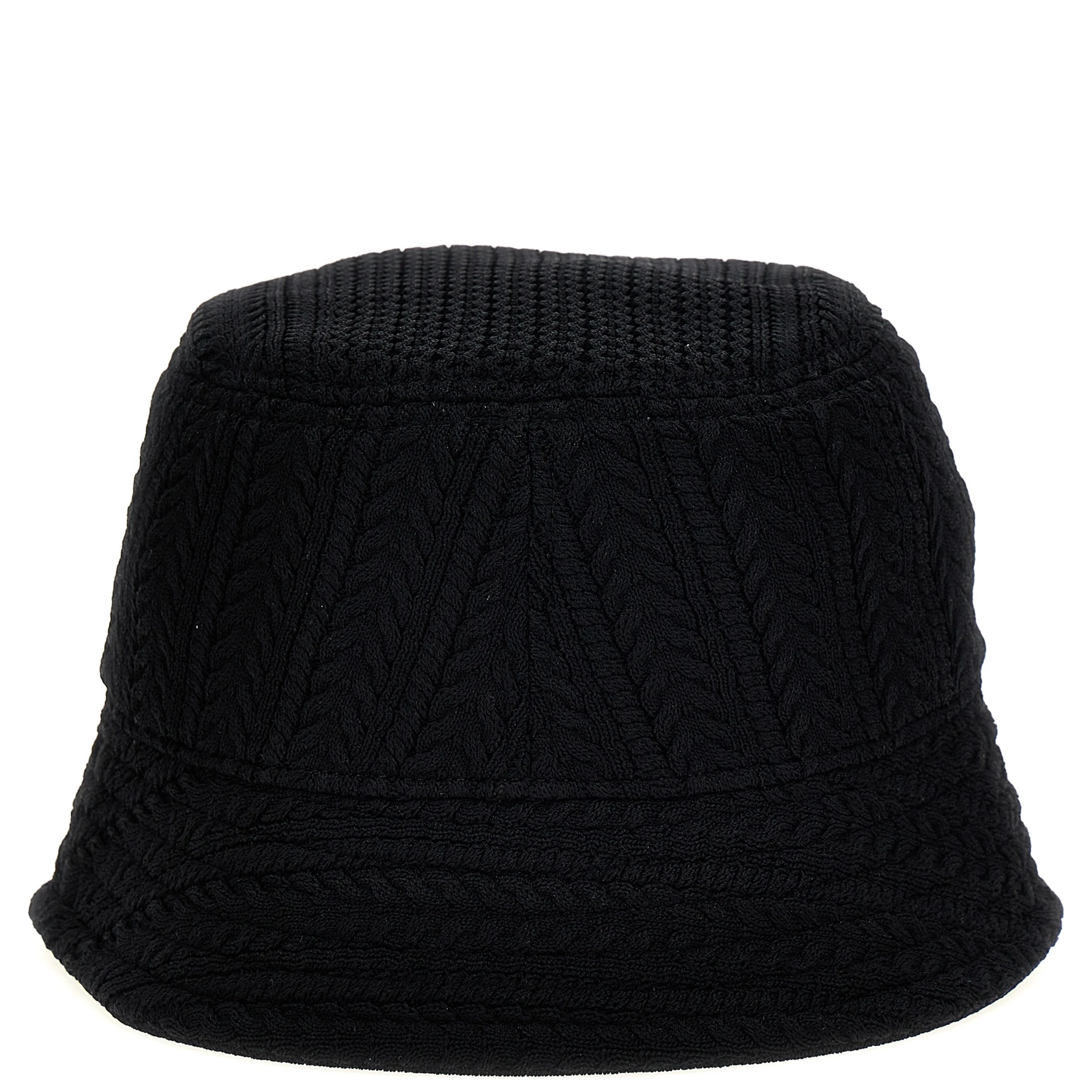 Black Viscose Bucket Hat