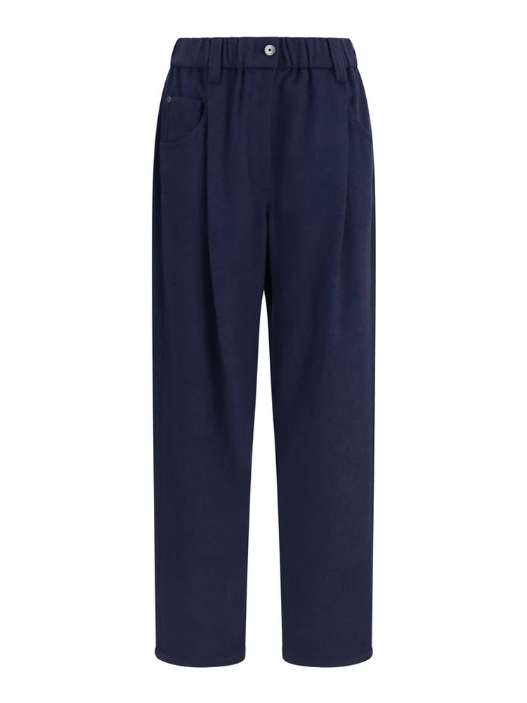 Blue Wool Oves Aries Pants