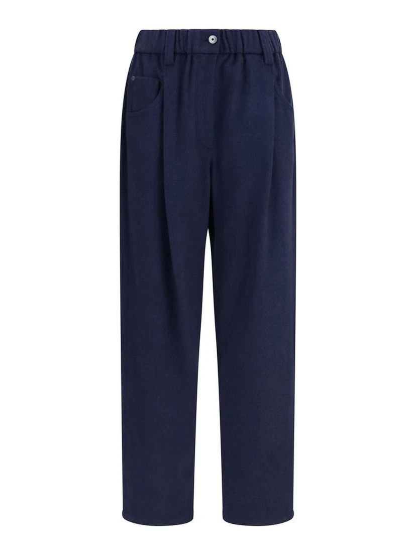 Blue Wool Oves Aries Pants