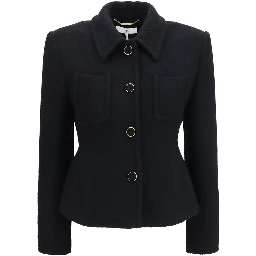 Black Wool Oves Aries Blazer
