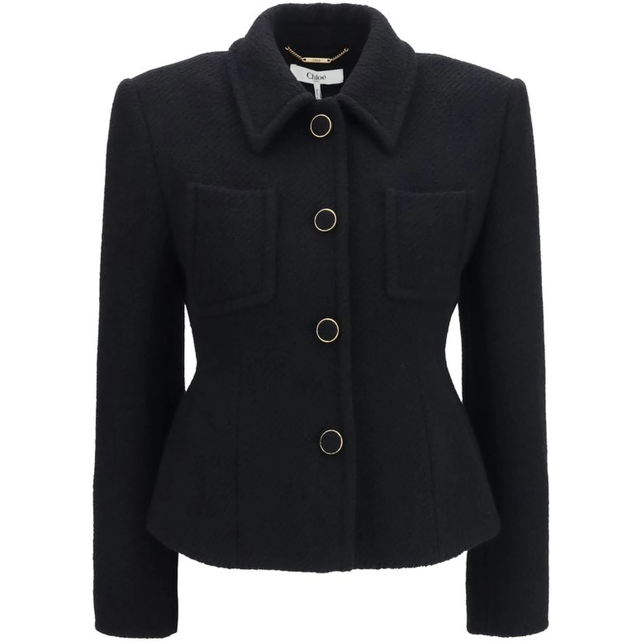 Black Wool Oves Aries Blazer