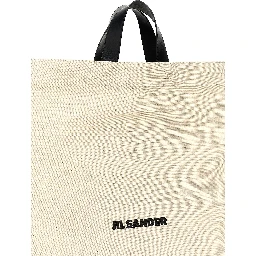 Bicolor Jute Tote Bag