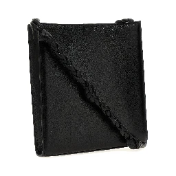Black Calfskin Crossbody Bag