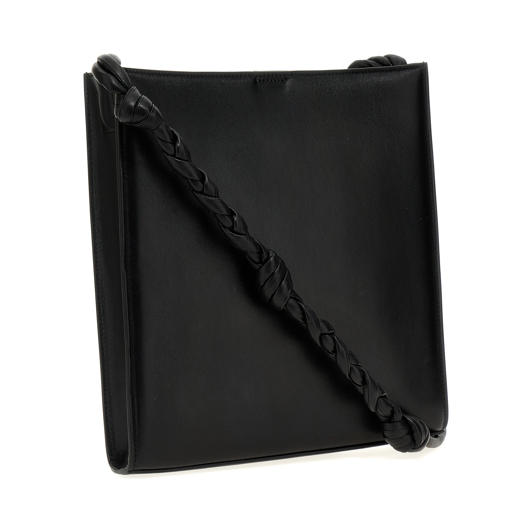 Black Calfskin Crossbody Bag