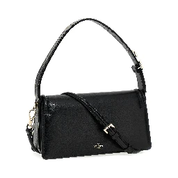Black Leather Shoulder Bag
