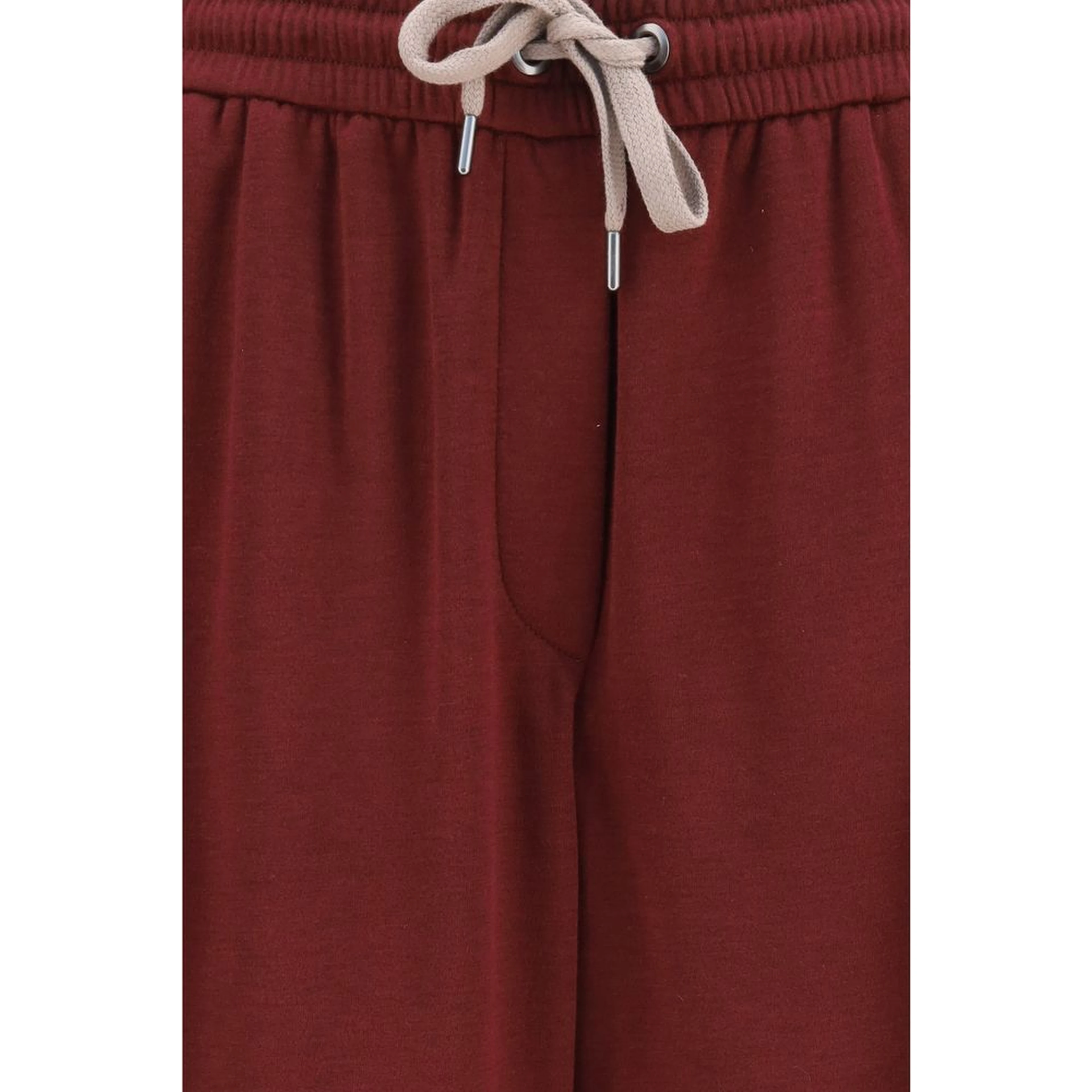 Bordeaux Cotton Athletic Pants