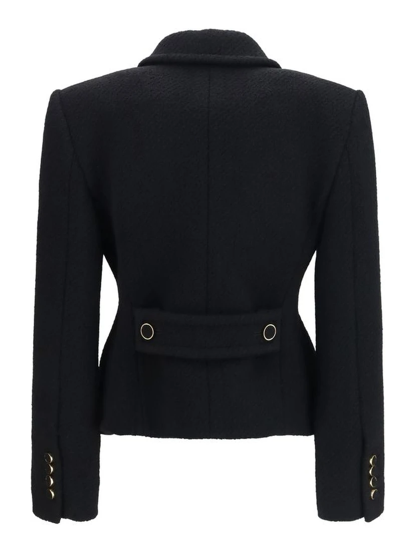 Black Wool Oves Aries Blazer