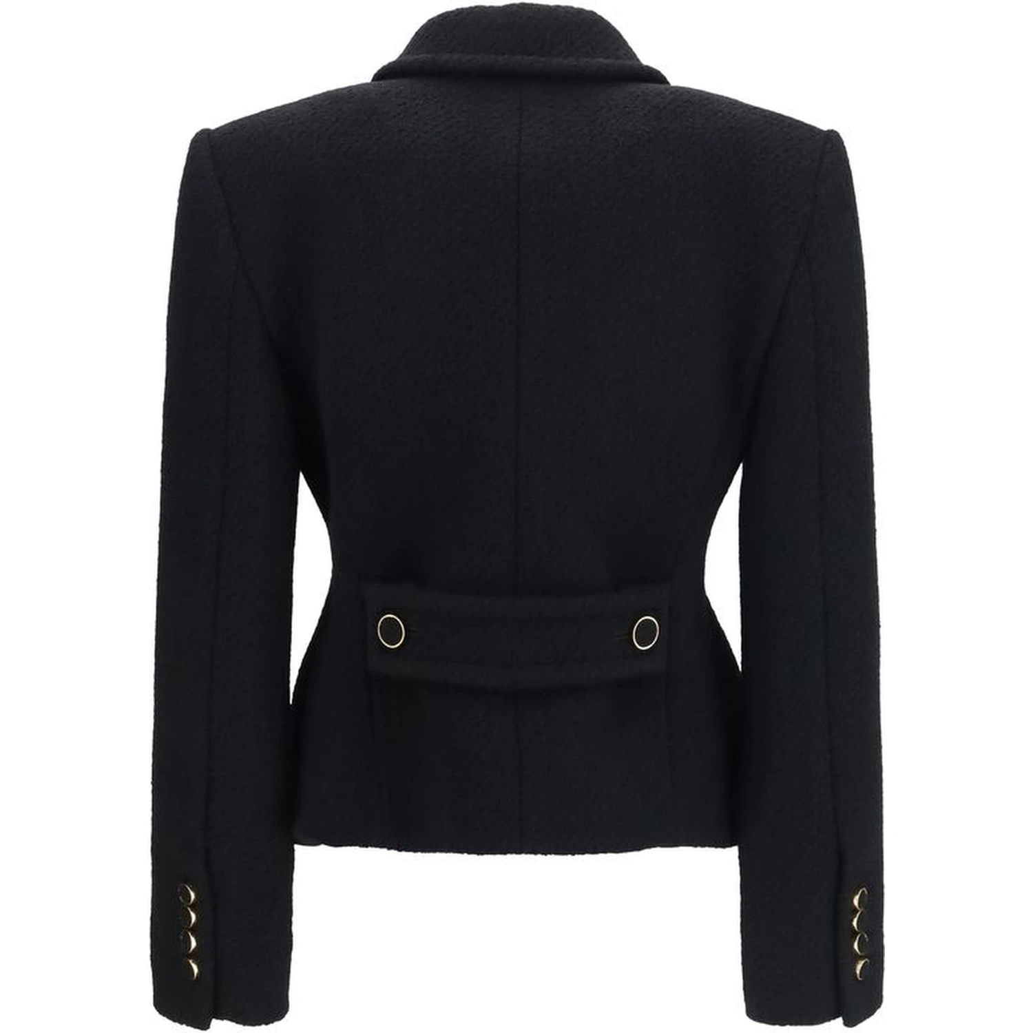 Black Wool Oves Aries Blazer