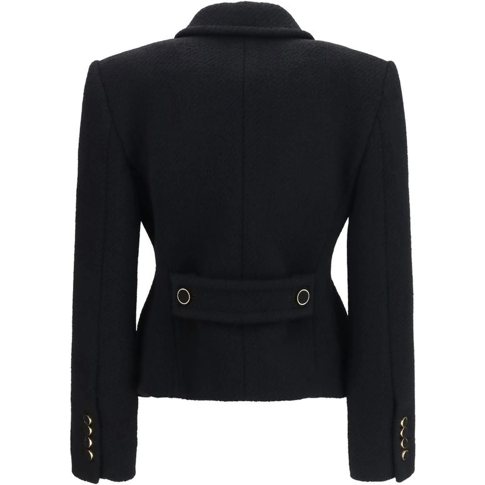 Black Wool Oves Aries Blazer