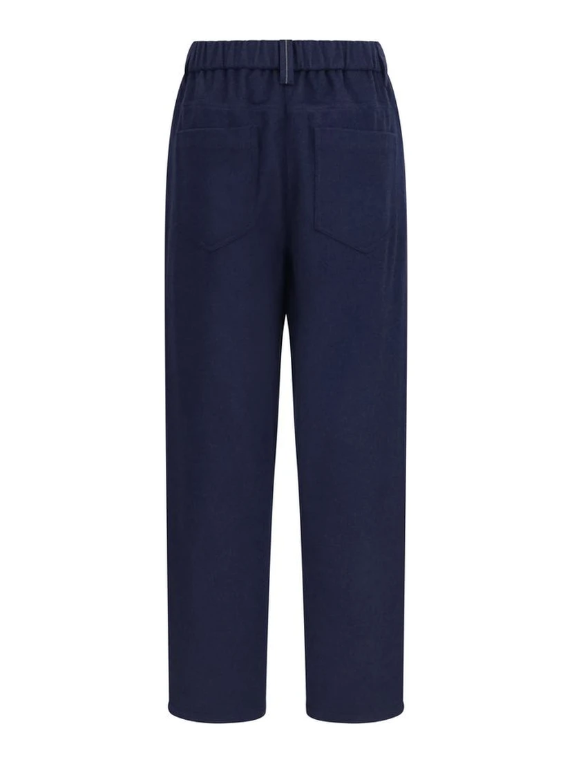 Blue Wool Oves Aries Pants